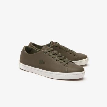 Lacoste Showcourt 2.0 Leather Sneakers Dámské - Tenisky Tmavě Hnědožlutý / Bílé | CZ-XZqC2B